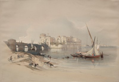 Citadellet av Sidon av David Roberts