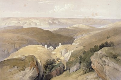 Klostret i St. Saba, april 1839, från volym II av 