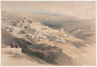Terra-Santaklostret, Nasaret, 1839. av David Roberts