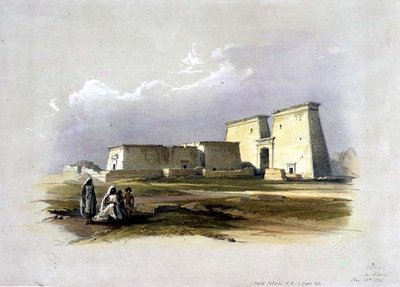 Dakke, från "Egypt and Nubia", Vol.1 (litho) av David Roberts