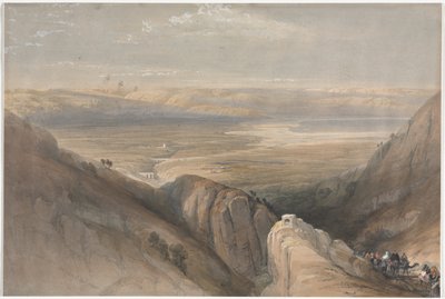 Nedstigningen från Jordandalen av David Roberts