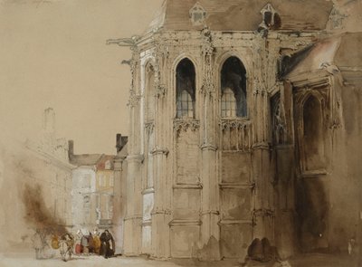 Dieppe, 1828 av David Roberts