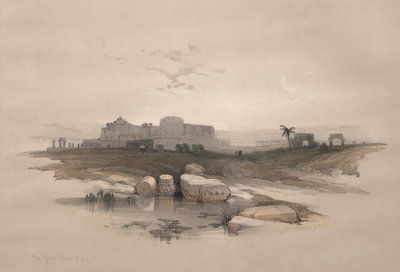 Eleutheropolis eller det moderna Beit-Jibrin av David Roberts