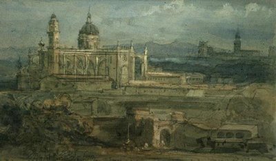 Ingång till Herez, Spanien av David Roberts