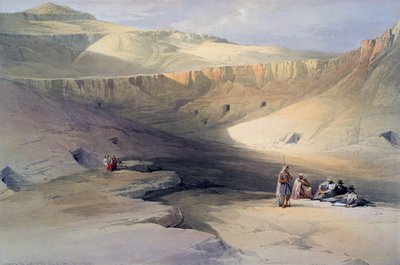 Ingång till kungarnas gravar i Thebe - Bab-el-Malook