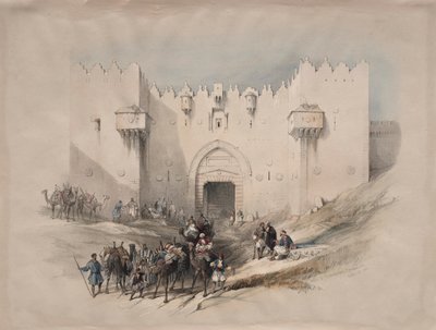 Porten till Damaskus, Jerusalem av David Roberts