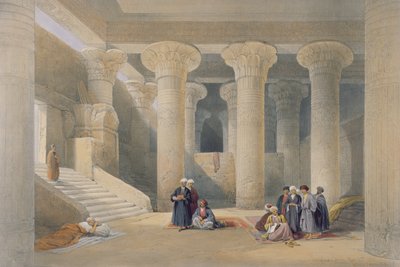 Inre av templet i Esna, Övre Egypten, från 
