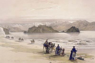Isle of Graie, Gulf of Akabah, Arabia Petraea, 27 februari 1839, skylt 108 från volym III av 
