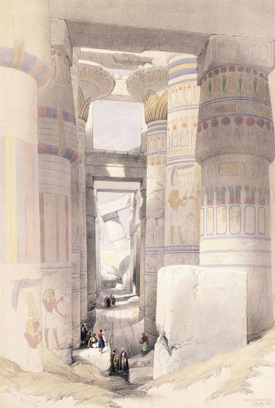 Karnac, 27 november 1838, 1842-1849 av David Roberts