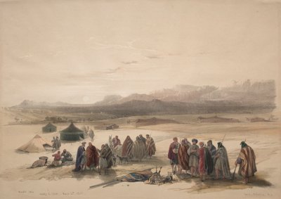 Mont Ser Wadi El Shar av David Roberts