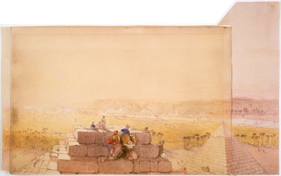 Pyramider, 1800-talet av David Roberts