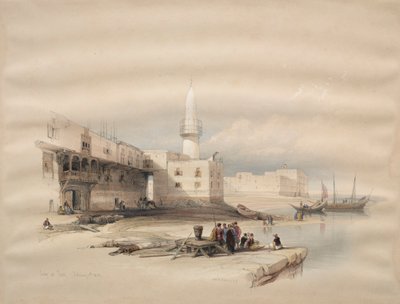 Kajen i Suez, 1839. av David Roberts