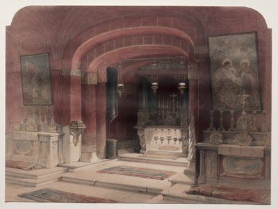 Bebådelsens helgedom, Nasaret, 1839. av David Roberts