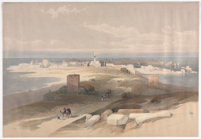 Sur eller Tsor, forntida däck från näset, 1839. av David Roberts