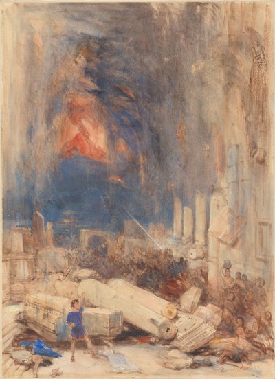Pompejis undergång av David Roberts