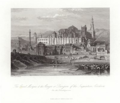 Stora moskén och Alcazar av David Roberts