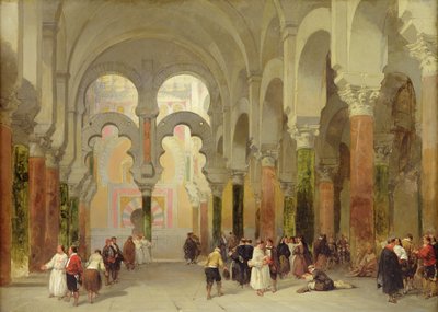 Koranens helgedom, moskén i Cordoba, 1849 av David Roberts