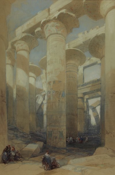 Templet, Karnak av David Roberts