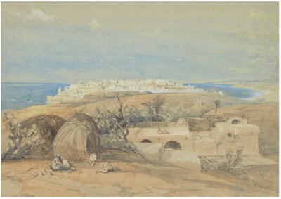 Vy över Jaffa, mot norr av David Roberts