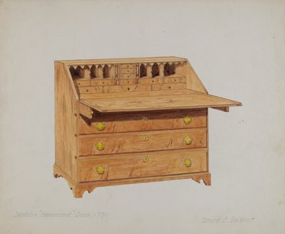 Skrivbord av David S. De Vault