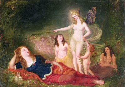 En midsommarnattsdröm, 1840 av David Scott
