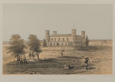 Interiör av föreningen Alambagh, Lucknow av David Scott Lieutenant Colonel (after) Dodgson