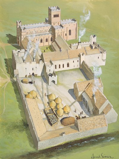 Lindisfarne Priory, Holy Island, Northumberland av David Simon