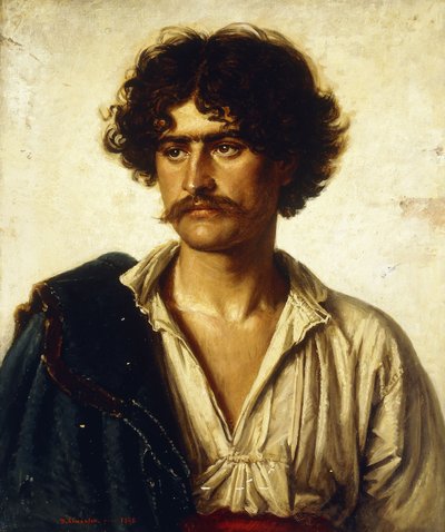 Porträtt av en man, 1886 av David Simonson
