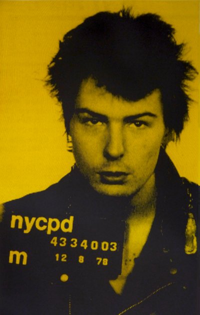 Sid Vicious II (silkescreentryck på papper) av David Studwell