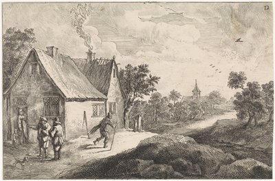 Bondeby med figurer av David Teniers (II)