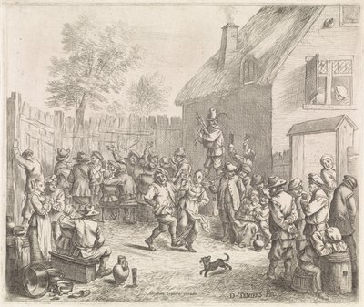 Bondens mässa av David Teniers (II)