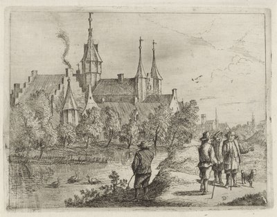 Slott vid vattnet av David Teniers (II)