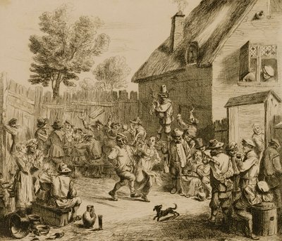Bröllopsfestival av David Teniers