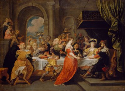 Herodes högtid, 1640-1690. av David Teniers II