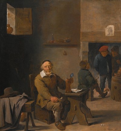 A Bönder på ett värdshus av David Teniers the Younger