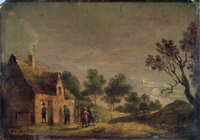 En krog på natten, 1600-talet av David Teniers the Younger
