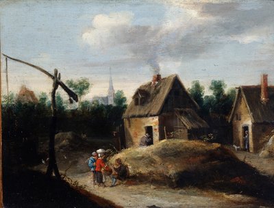 Landskap, 1600-talet av David Teniers the Younger