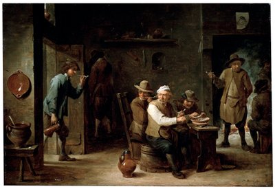 I en krog, 1640-talet av David Teniers the Younger