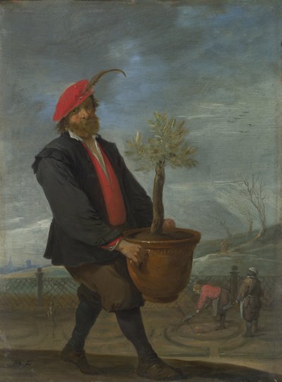 Spring Från serien The Four Seasons, ca. 1644 av David Teniers the Younger