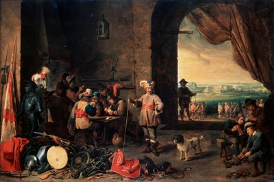 Vaktrummet, 1642 av David Teniers the Younger