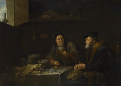 Liknelsen om den rika dåren, 1648 av David Teniers the Younger