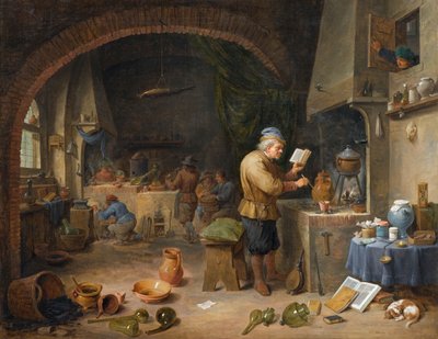 Alkemisten av David Teniers the Younger