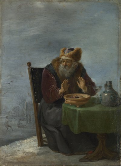 Winter Från serien De fyra årstiderna, ca. 1644 av David Teniers the Younger