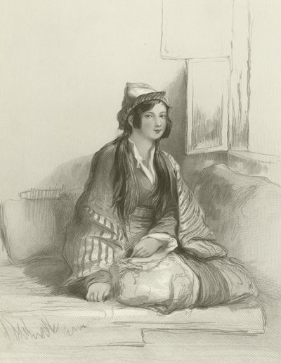 En tjerkassisk dam av David Wilkie