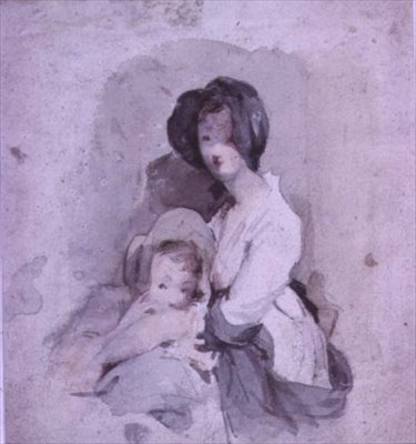 En studie av barnet i Peep o Day Boy av David Wilkie