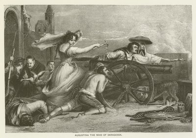 Augustina pigan i Zaragoza av David Wilkie
