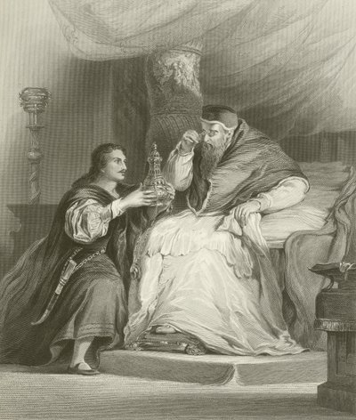 Välkommen Cellini och påven av David Wilkie