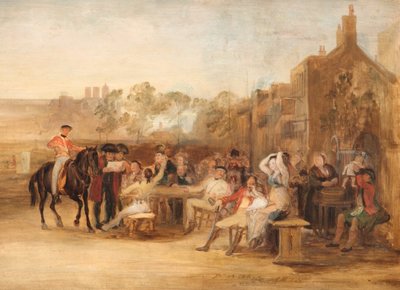 Chelsea Pensionärer som läser Waterloo Despatch, 1819 av David Wilkie