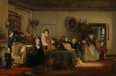 Öppnandet av testamentet av David Wilkie