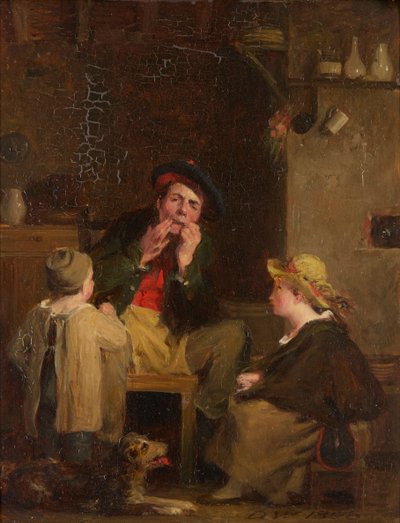 Studie för judesharpa av David Wilkie